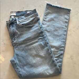 Frame Denim Light Blue Ankle Jeans